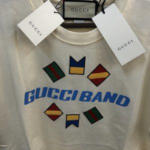 Gucci Shirts - Gucci Band Men White T-Shirt "XXL" Gucci Shirts - Gucci Band Men White T-Shirt "XXL"